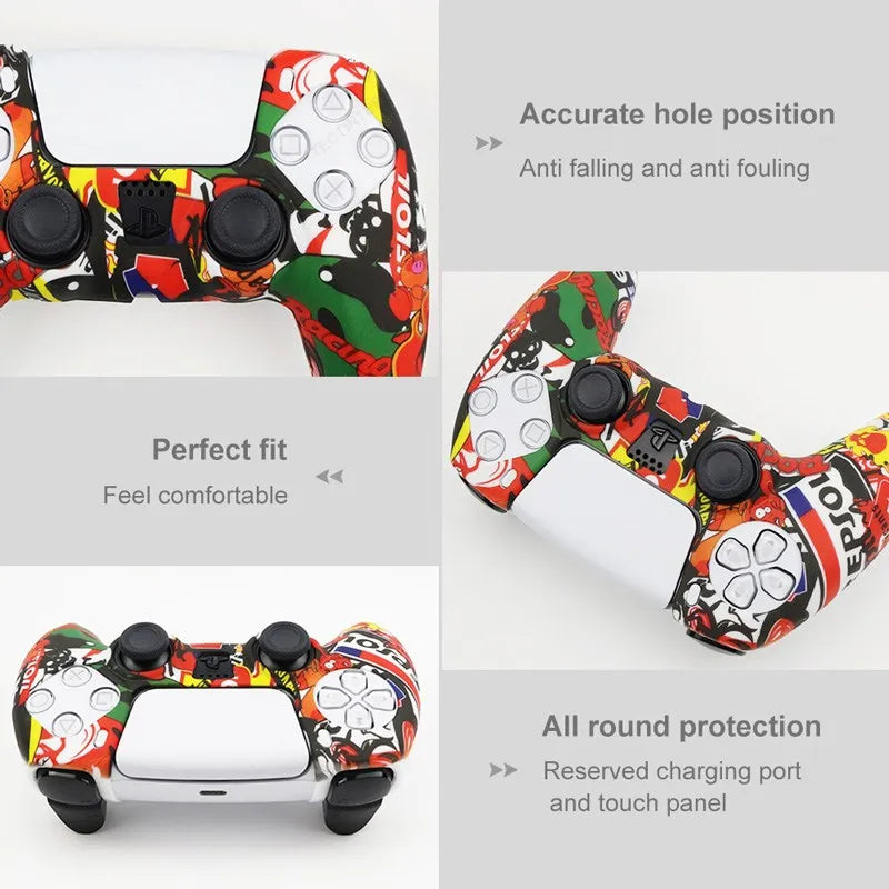 Capa de Silicone de Alta Proteção para Comando PS5