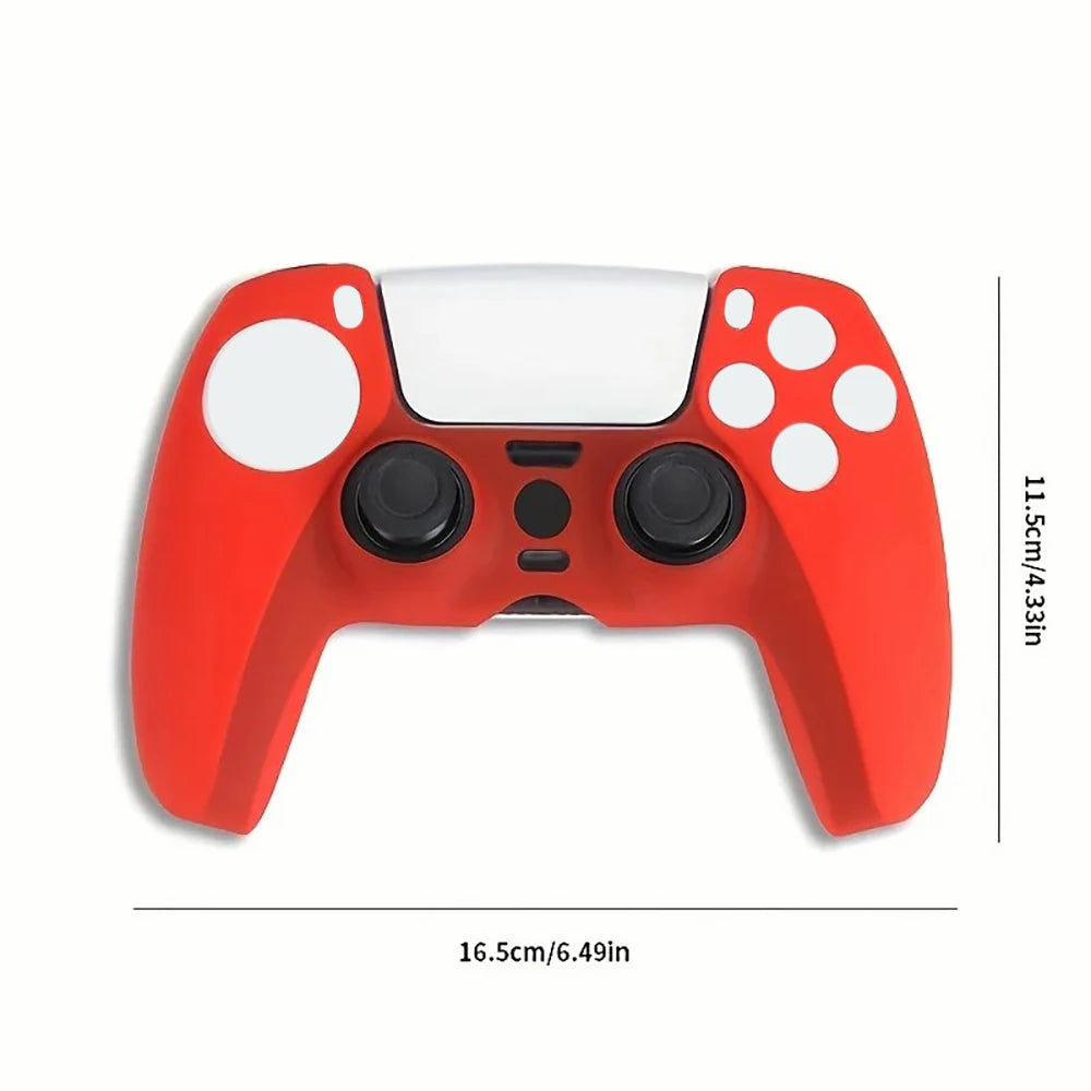 Pack Capa Protetora Antiderrapante + Grips de Analógico (PS5)